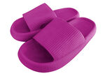 Wolken-Slipper relaxvital mit geriffelter Sohle BEERE