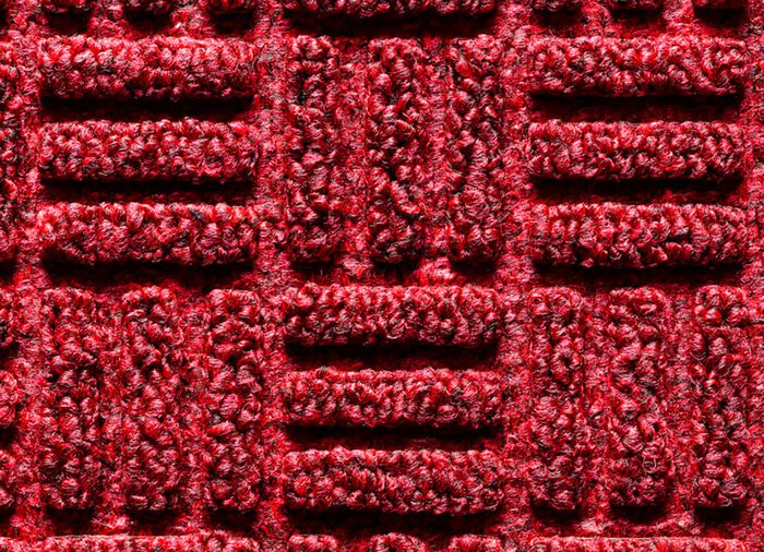 Fussmatte mit rutschhemmender Gummi-R&uuml;ckseite 