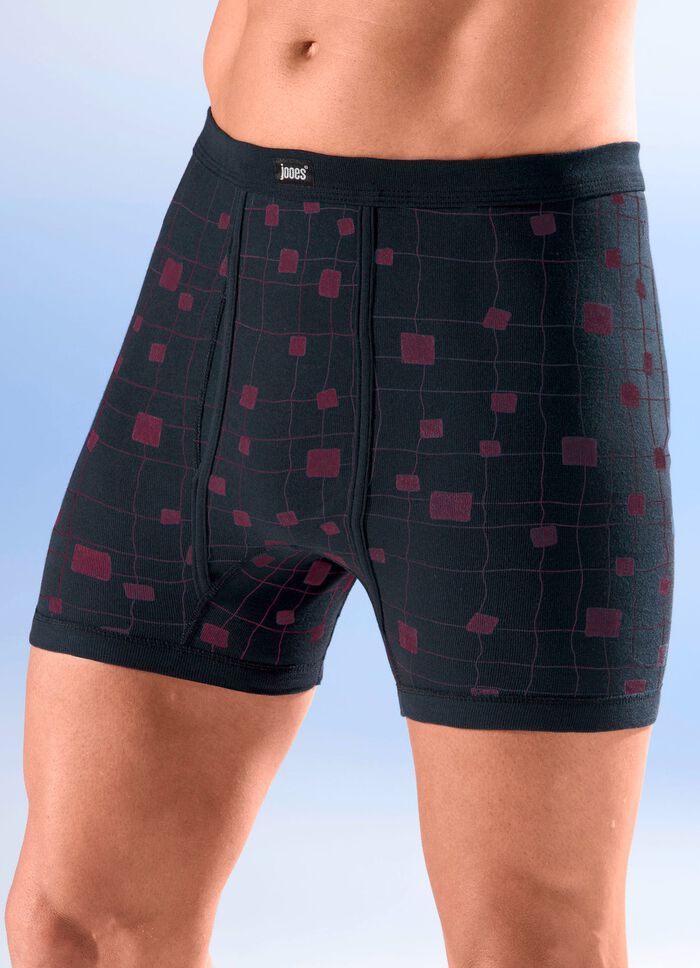 Viererpack Unterhosen mit Alloverdessin 