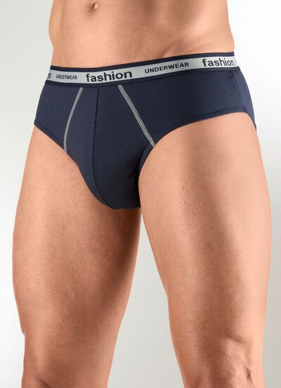 Viererpack Slips mit Elastikbund 