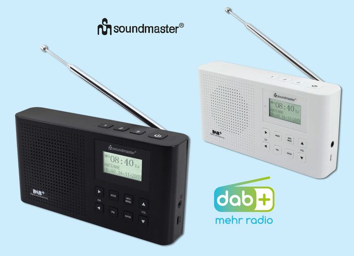 Soundmaster DAB+ Radio DAB160SW/WE SCHWARZ