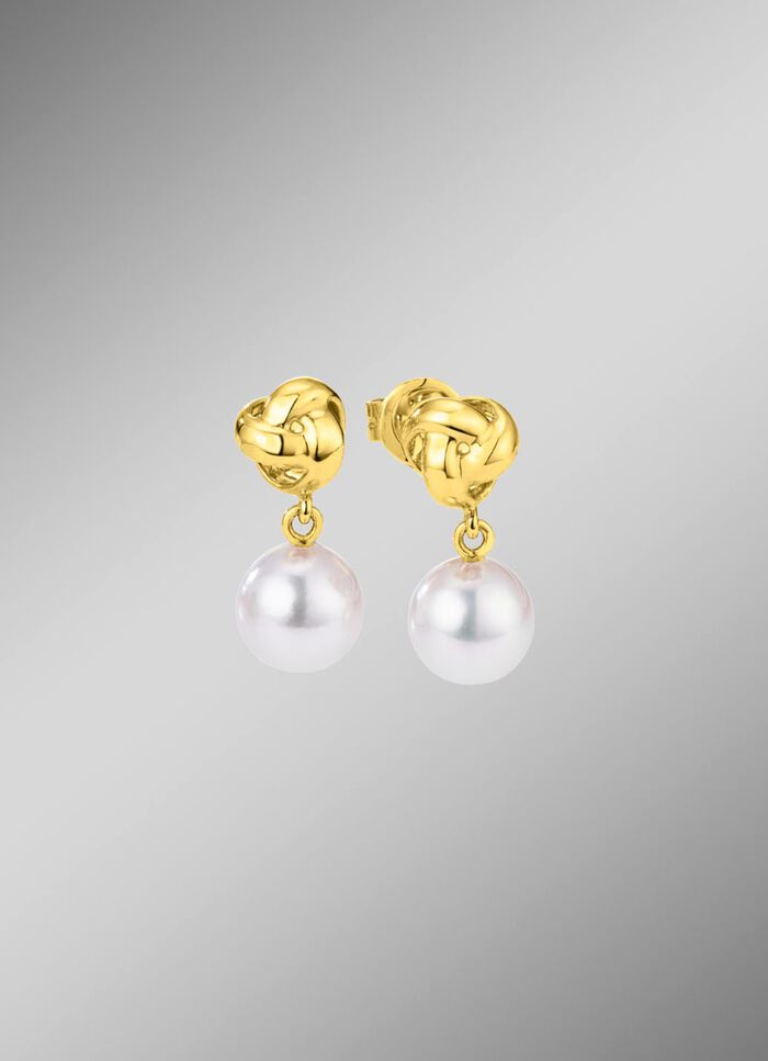 Ohrstecker mit Akoya-Perle 