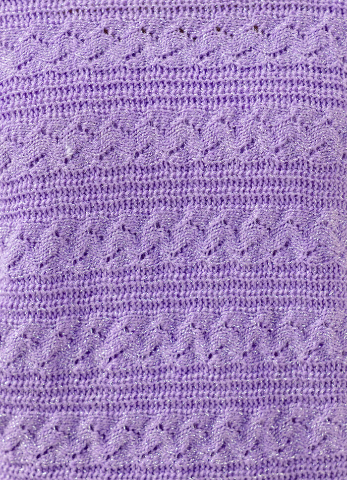 Pullover in Fledermausform LAVENDEL