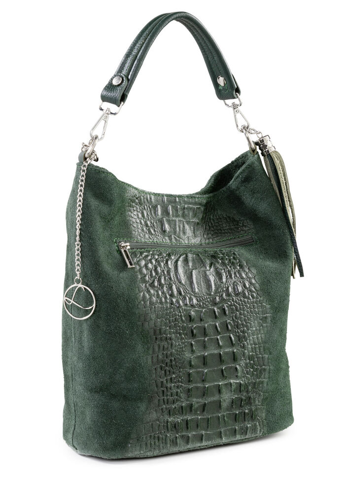 Laurina Tasche aus Kalb-Veloursleder  TANNE