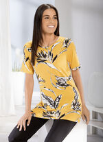 Shirt mit interessantem Allover-Druck, 