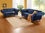 Aussergew&ouml;hnliche Polsterm&ouml;bel auf stabilem Holzgrundgestell BLAU