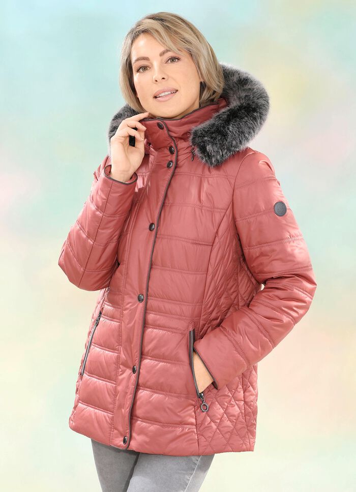 Jacke mit abnehmbarer Kapuze 