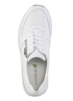 Waldläufer, sportliche Damen-Sneaker, Weite H, mit herausnehmbarem Fussbett WEISS