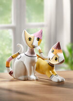 Katzenpaar von der Künstlerin Rosina Wachtmeister 