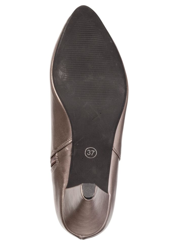 Andrea Conti, trendige Damen-Stiefeletten, mit Reissverschluss ALTSILBER