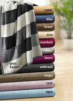 Kuschelig-weiche Schlafdecke Cotton Home ANTHRAZIT