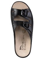 ELENA EDEN Pantolette aus Nappaleder SCHWARZ