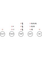 Keramik-Heizl&uuml;fter Ecomero mit einfacher Touch Bedienung 