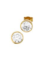 Ohrstecker mit synth. Zirkonia 