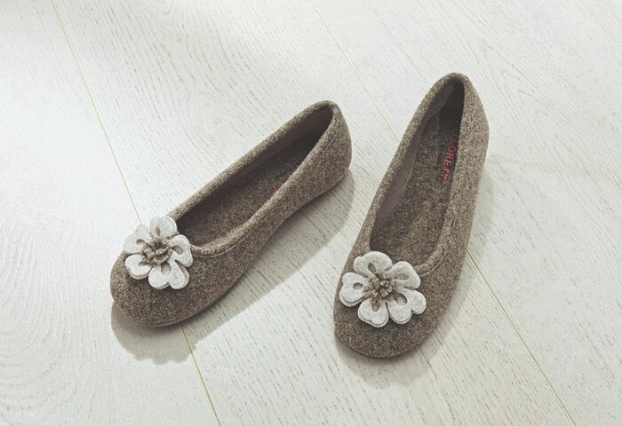 Ballerina von Florett aus angenehmem Filzmaterial 
