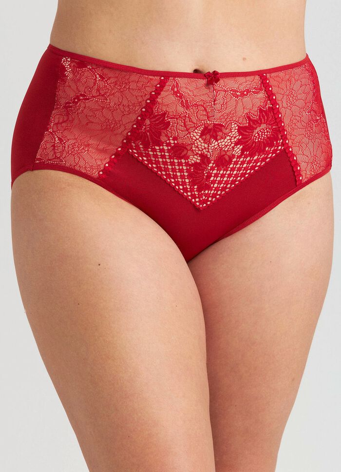 Miss Mary Miederslip mit unterlegter Elastikspitze 