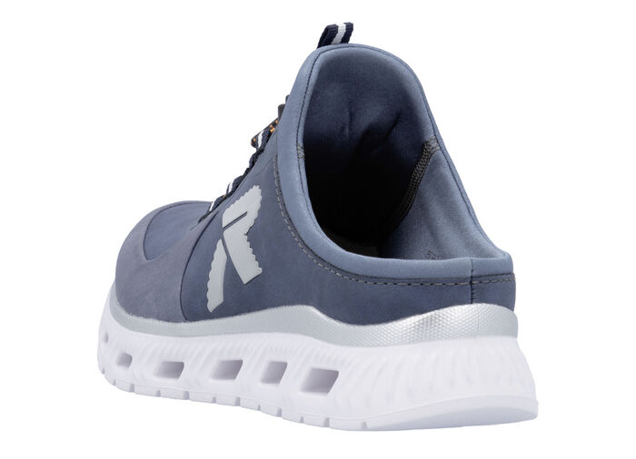 Rieker Slipper mit elastischem Schnellschnürsystem mit Stopper JEANS