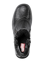 Rieker, gef&uuml;tterte Damen-Boots, Winterschuhe, mit Rei&szlig;verschluss SCHWARZ