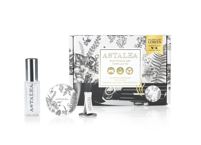 Astalea Duftstein-Set für Ihren Lieblingsduft im Auto BLUMEN-MOTIV