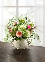 Allium-Gesteck im Topf 