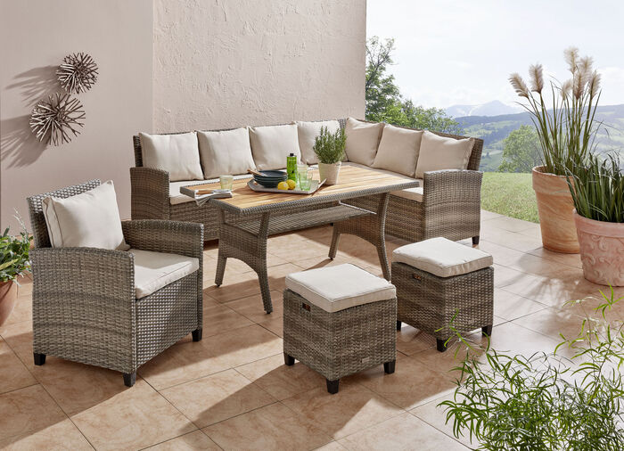 Lounge-Set «Flair» aus hochwertigen Materialien 