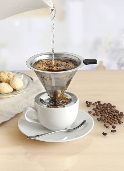 Edelstahl-Kaffee-Dauerfilter  Edelstahl-Kaffee-Dauerfilter
