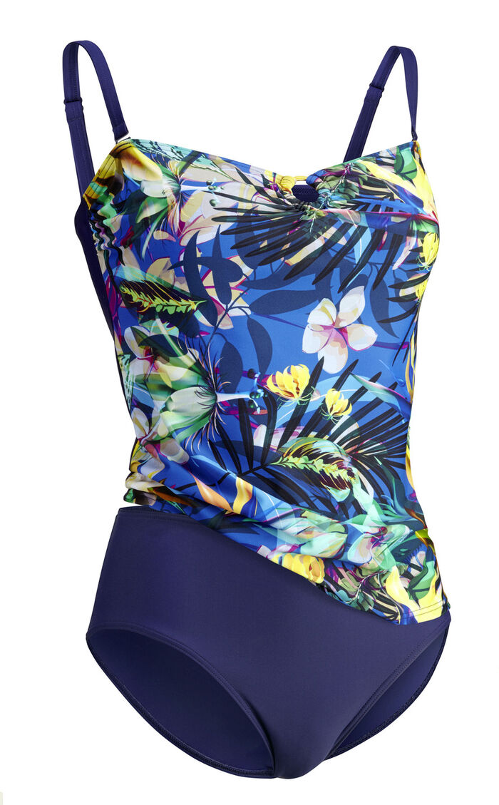 Laurina Tankini in Bandeauform mit verstell- und abnehmbaren Trägern, 
