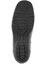 ELENA EDEN, gef&uuml;tterte Damen-Boots, Winterschuhe, Weite H, mit Lammfell SCHWARZ-BORDEAUX