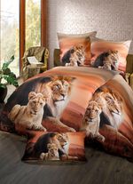 Bettw&auml;sche-Garnitur mit Digitaldruck 