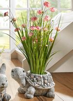 Grasbund in Topf aus Magnesia 