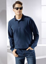 Poloshirt von &laquo;Milano Italy&raquo; DUNKELBLAU