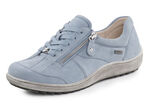 ELENA EDEN, bequeme Damen-Schnürschuhe, Weite H, mit herausnehmbarem Fussbett JEANS