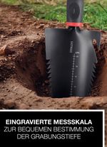 EASYmaxx 4in1 Handschaufel aus Carbonstahl 