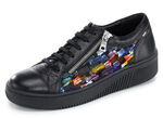 Gemini Schnürschuh mit modernem Aufdruck SCHWARZ