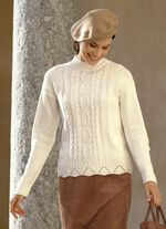 Pullover in Strukturmix 