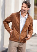 Kurzjacke aus Nubukleder 