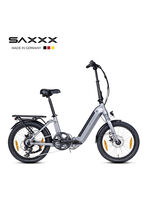 Falt-E-Bike Foldi Comfort von SAXXX  GRAU-SILBER-MATT