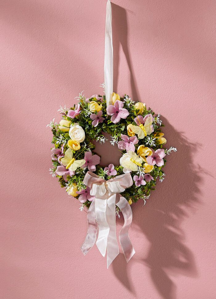 Wandkranz auf Buchsbaumbasis 