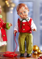 Klassik-Puppe aus dem Hause Schildkr&ouml;t ROT-GR&Uuml;N