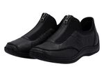 Rieker, klassische Damen-Slipper, mit Reissverschluss 