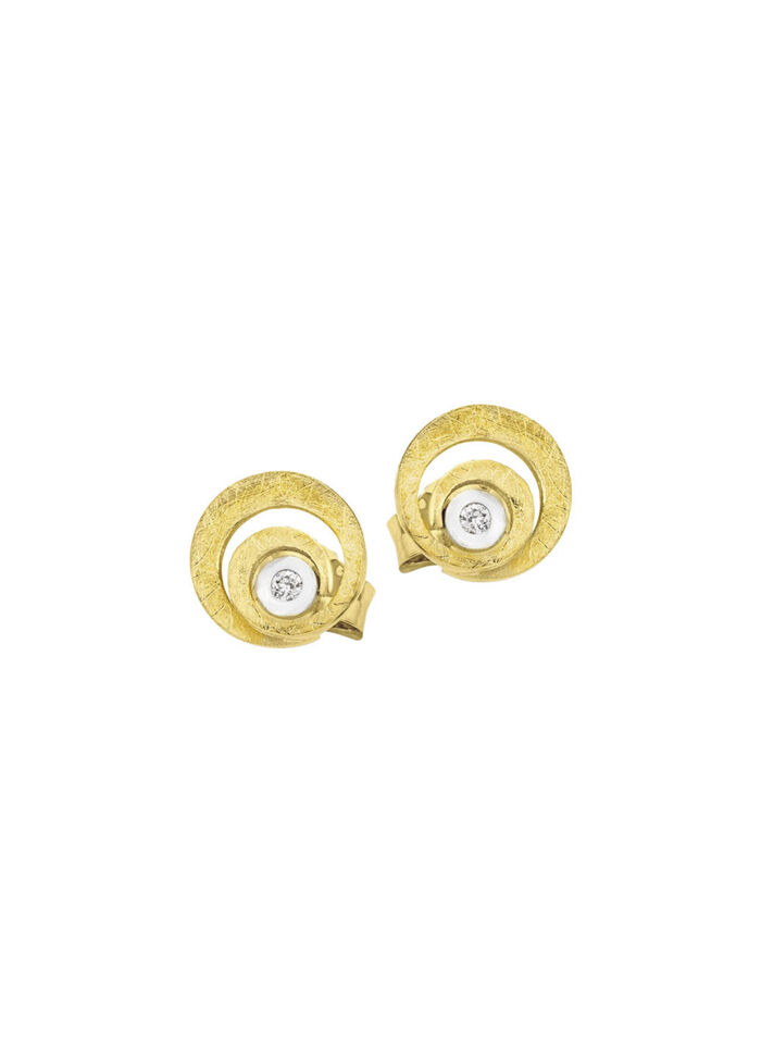 Elegante Ohrstecker mit Brillant 