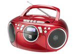 «Dual» P70 CD-/Radio-/Kassettenspieler, verschiedene Farben ROT
