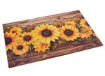 Fussmatte mit Sonennblumen-Motiv 