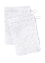 Walkfrottier-Serie aus reiner Baumwolle WEISS