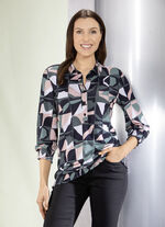 Poloshirt mit kurzer Knopfleiste , 