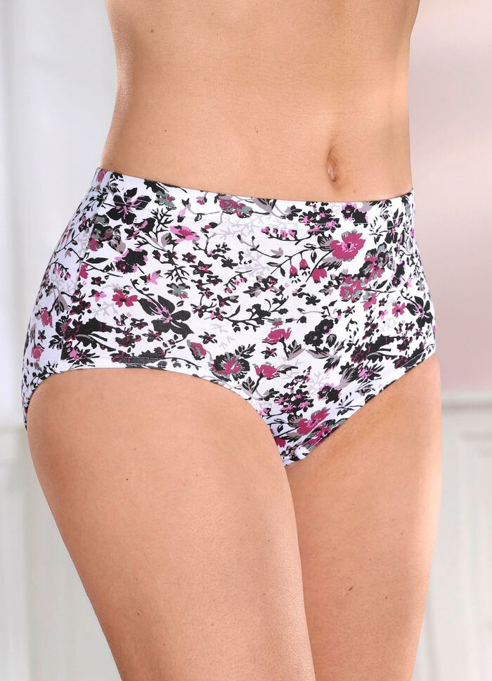 Viererpack Slips mit Gummizug im Bund 