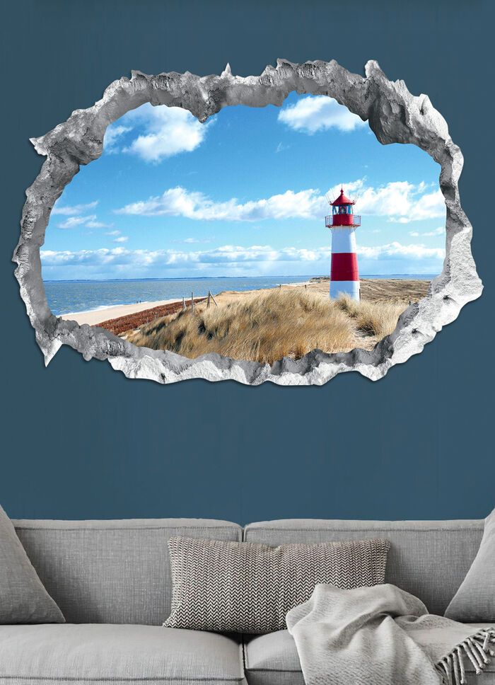 3D-Wand-Tattoo Leuchtturm 