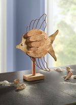 Deko-Fisch aus Treibholz und Spiesstanne 