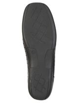 ELENA EDEN, sommerliche Damen-Slipper, Weite H, mit herausnehmbarem Fussbett SCHWARZ