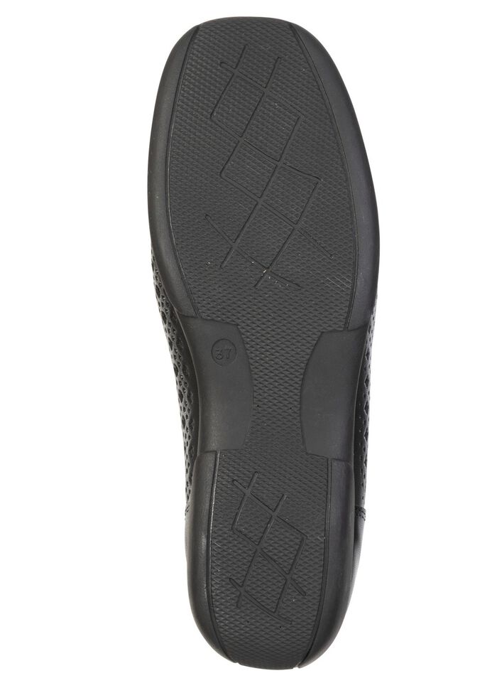 ELENA EDEN, sommerliche Damen-Slipper, Weite H, mit herausnehmbarem Fussbett SCHWARZ